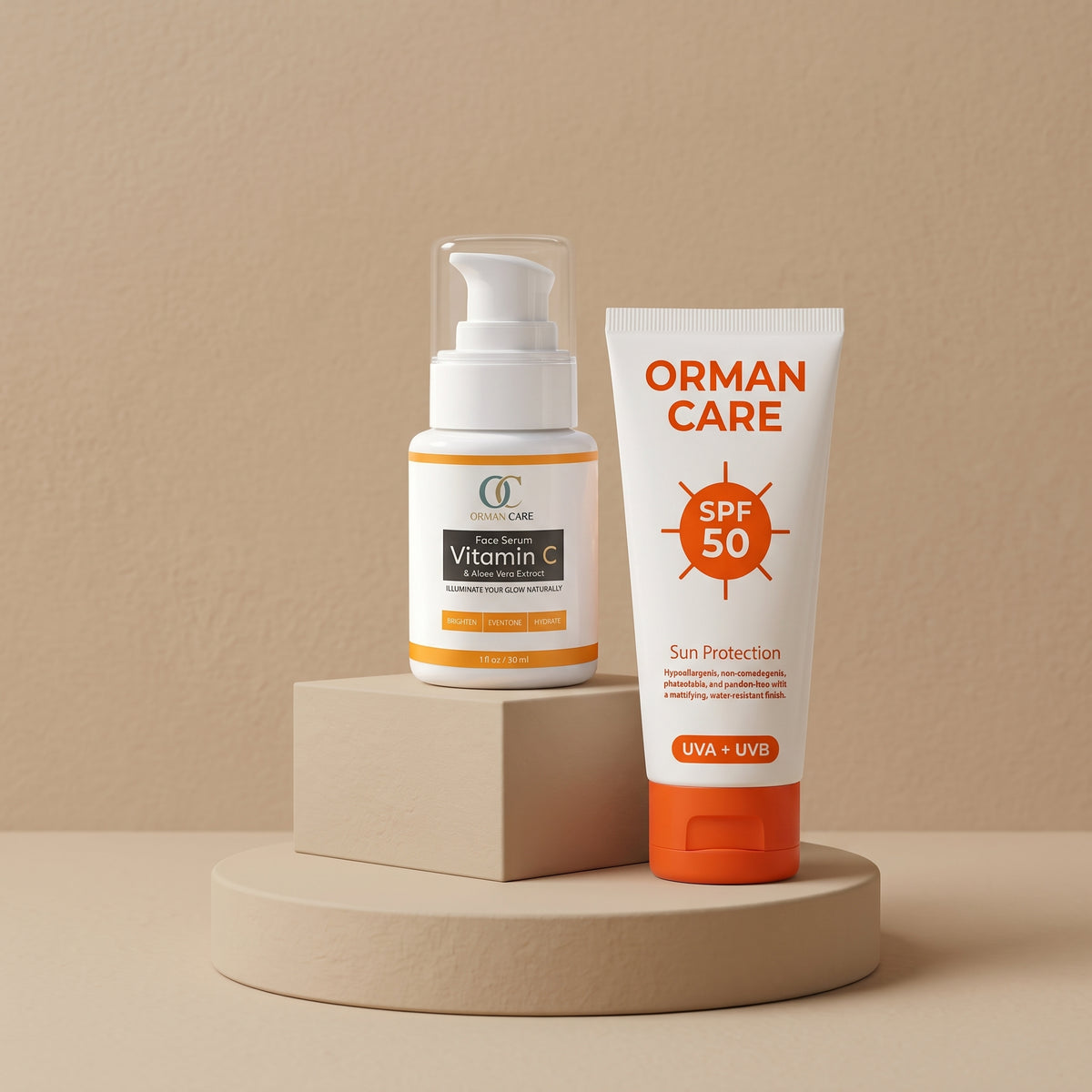 Vit C Serum + Sun Screen