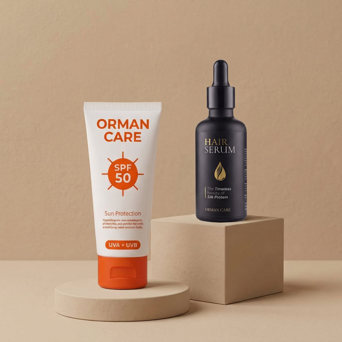 Hair Serum + Sun Screen