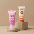 Himalayan Pink Salt face wash + Sun Screen