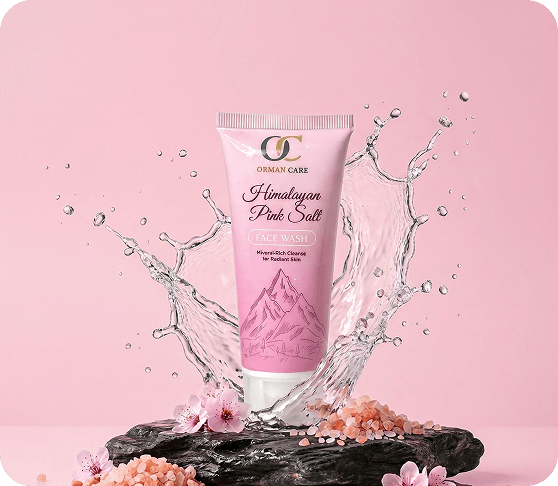 Himalaya Pink Salt Face Wash (60 ml) - Orman Care- Top Skincare brand in Pakistan